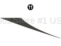 Rear Roofline Gray Spike