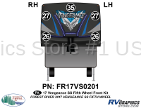 5 Piece 2017 Vengeance SS Fifth Wheel Front Graphics Kit