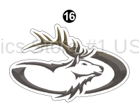 Rear Elk Icon (Flat)