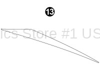 Rear Roofline White Spike