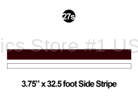Side 3.75" Stripe x 32.5'