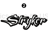 2017 Stryker RV Travel Trailer Side logo Decal - RV Graphics Store