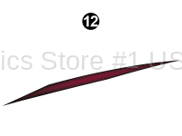 Mid Upper Red Print Sweep Base