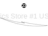 Mid White Split Swoop