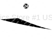 Rear Upper Black Swoop