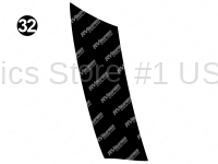 Cap Side Mid Black LH