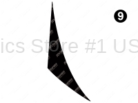 Front Lg Black Swoop RH