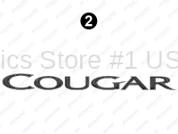 Side-Back Cougar Logo