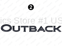 Side- Rear Outback Logo