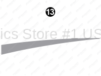 Rear Upper Pewter Spike (Q)