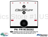 2 Piece 2019 Salem Cruise Lite Rear Graphics Kit