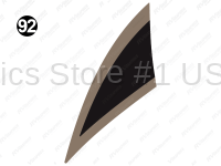 Front Upper Print Swoop LH