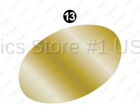 Logo Gold Oval Accent