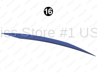 Mid Upper Print Blue Spike