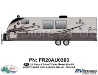 12 Piece 2020 Aurora Travel Trailer Roadside Graphics Kit