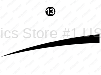 Rear Upper Black Spike