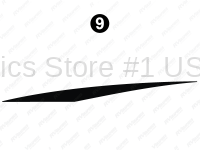 Mid Skirt Black Swoop