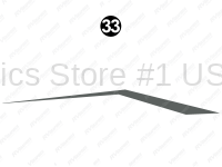 Rear Gray Bent Spike