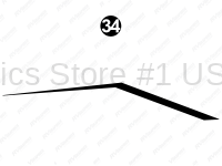 Rear Black Bent Spike