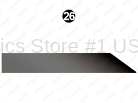 Front Lwr Fade Stripe RH