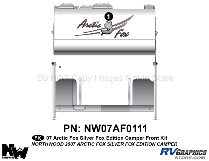 2007 Arctic Fox Silver Fox Edition CamperFront Kit