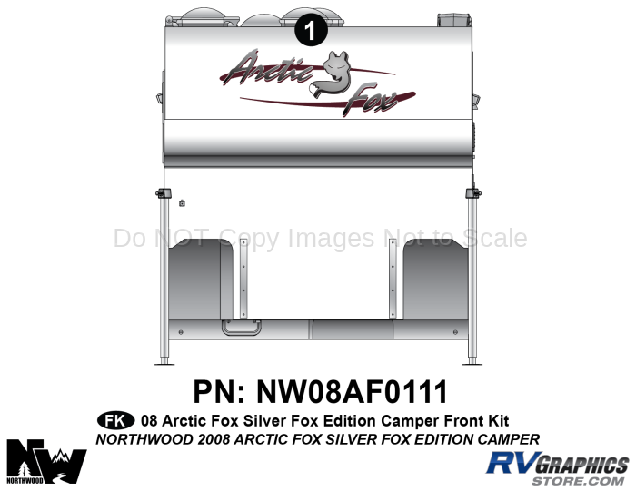 2008 Arctic Fox Silver Fox Edition CamperFront Kit