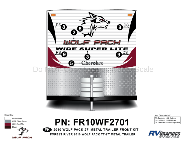 2010 Wolf Pack TT-27 Metal Front Kit