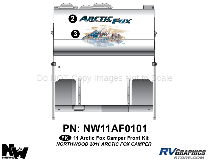 2011 Arctic Fox Camper Front Kit