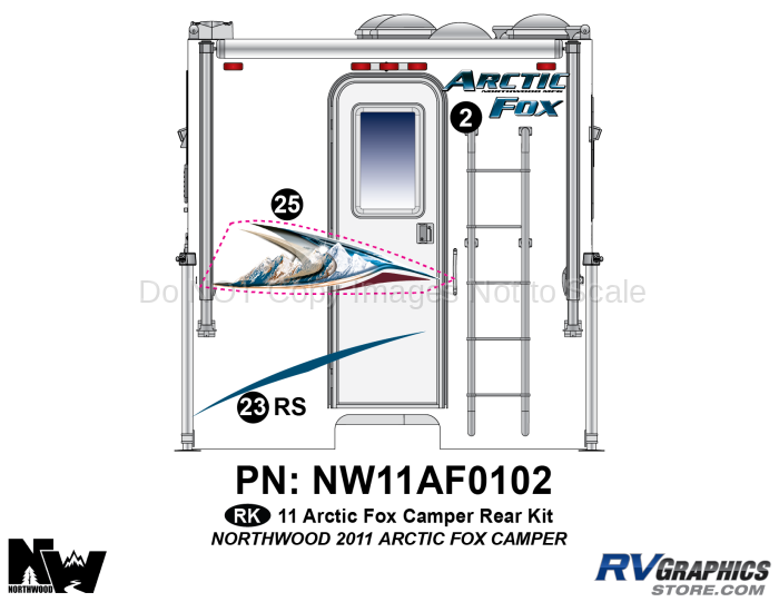2011 Arctic Fox Camper Rear Kit