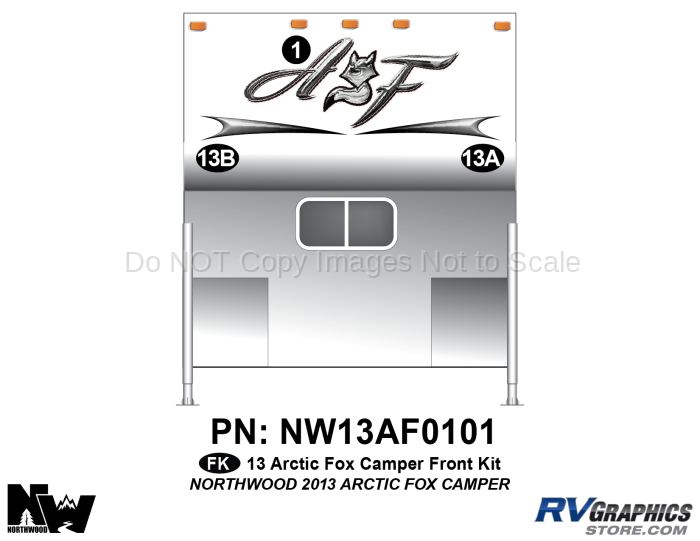 2013 Arctic Fox Camper Front Kit