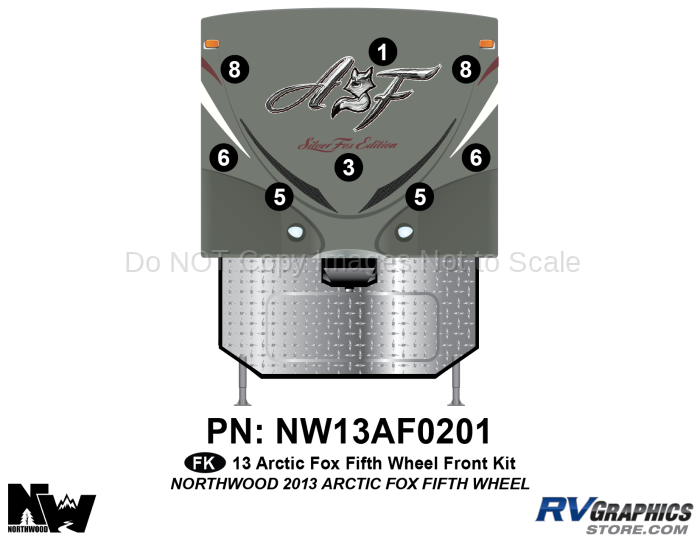 2013 Arctic Fox Fifth Wheel Front Kit