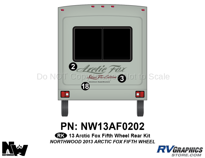 2013 Arctic Fox Fifth Wheel Rear Kit