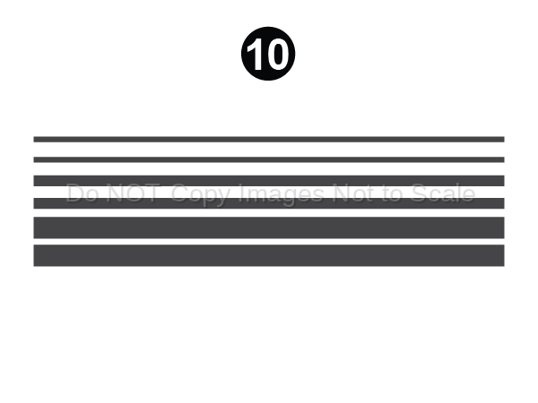 1.5" x 30' Upper Roll Stripe