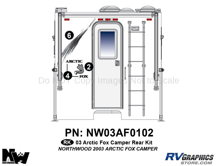 2003 Arctic Fox Camper Rear Kit