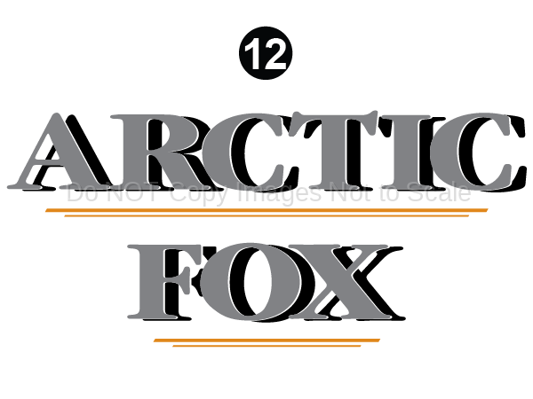 FW/TT Front Arctic Fox Letters