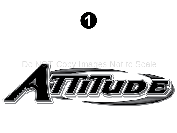 2014.5 Attitude Large Attitude Logo 69.75 Decal - RV Graphics Store