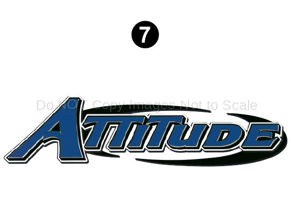 Rear Attitude Logo 69.75"Reflective