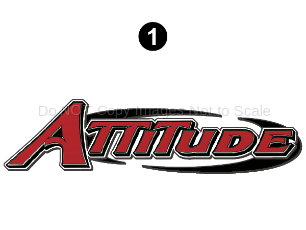 Rear Attitude Logo Reflective
