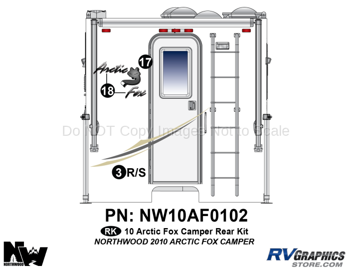 2010 Arctic Fox Camper Rear Kit
