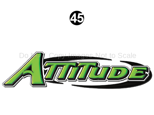 Front Cap Attitude Logo Green