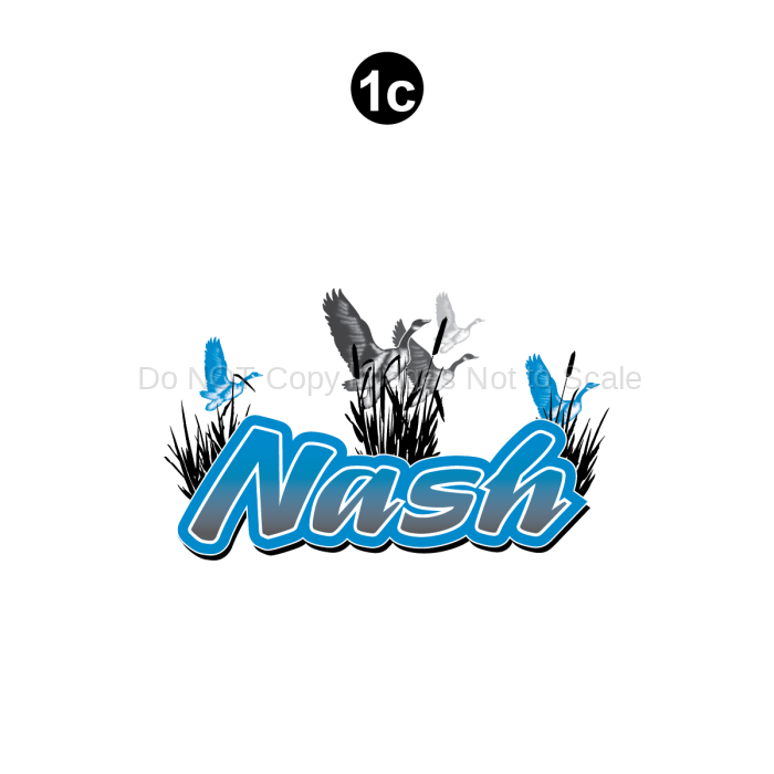 Front Nash Rockguard Logo-Cut to shape