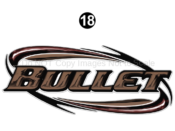 Front Cap Bullet Logo Shield