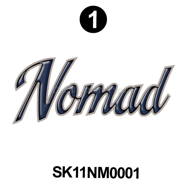 2011 Nomad Joey RV Nomad Logo Decal - RV Graphics Store