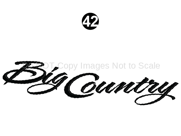 Rear Big Country Logo