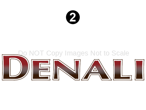Side / Rear Denali logo