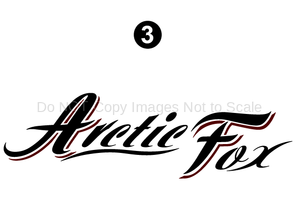 Side/Rear Arctic Fox logo