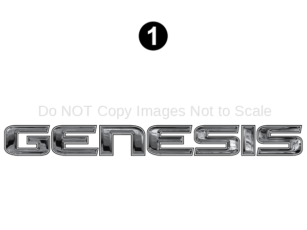 Front/Rear Genesis logo