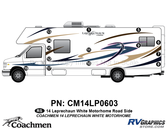 14 Piece 2014 Leprechaun MH Roadside Graphics Kit