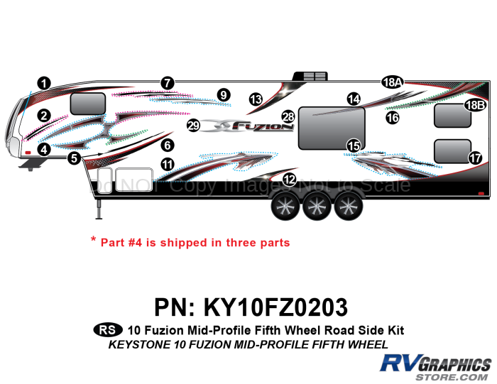 2010 Fuzion FW Mid Profile Roadside Kit