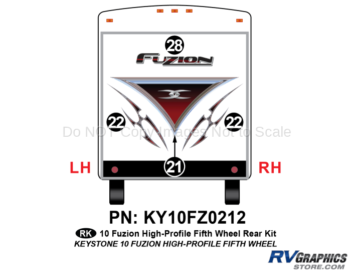 2010 Fuzion FW High Profile Rear Kit